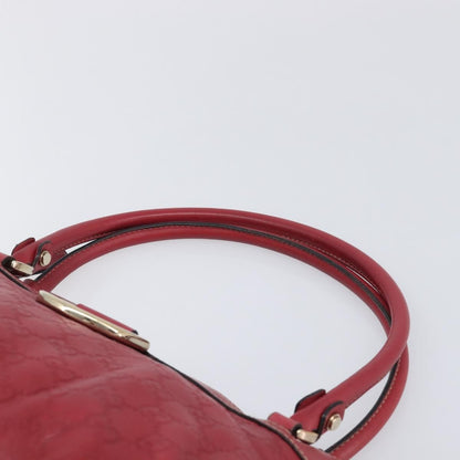 Gucci D Ring Guccissima Leather, Red, Leather, Tote Bag