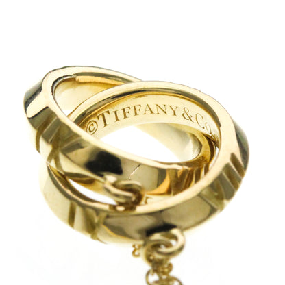 Tiffany & Co. Atlas X Closed Interlocking Pendant 18K Yellow Gold, Gold, Yellow Gold, Necklace