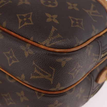 Louis Vuitton Reporter Monogram, Brown, Canvas, Shoulder Bag