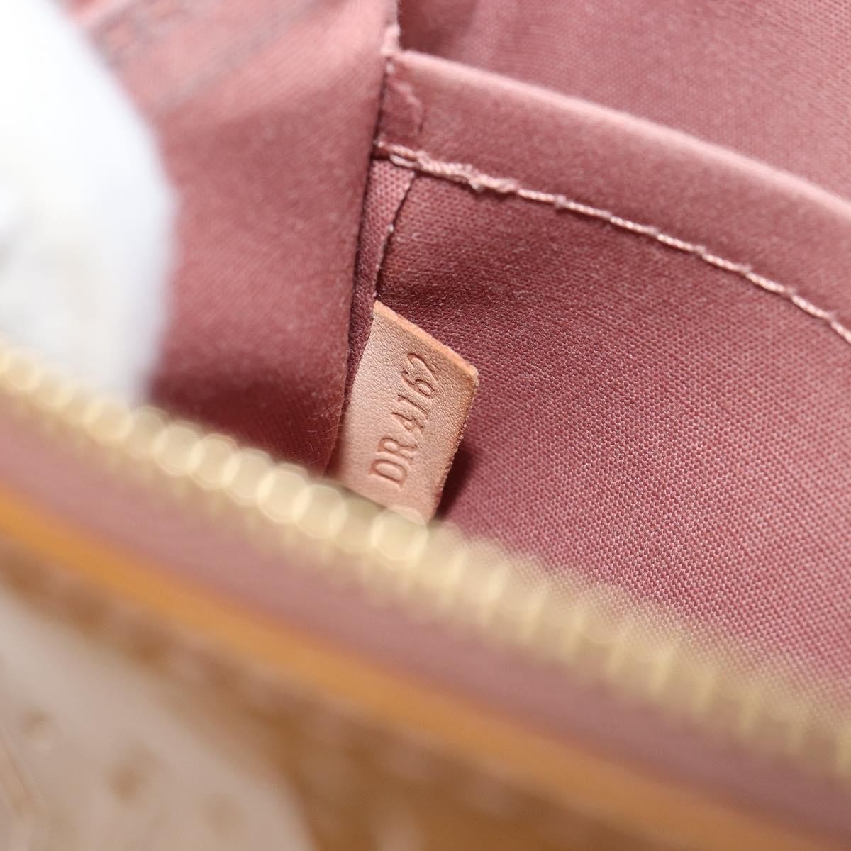Louis Vuitton Pochette Accessoires NM Monogram Vernis, Brown, Patent Leather, Clutch