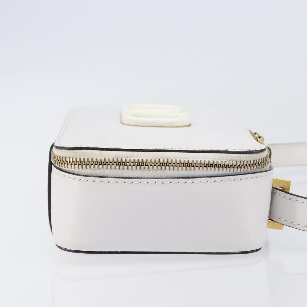Valentino Garavani VSling Leather, White, Leather, Shoulder Bag