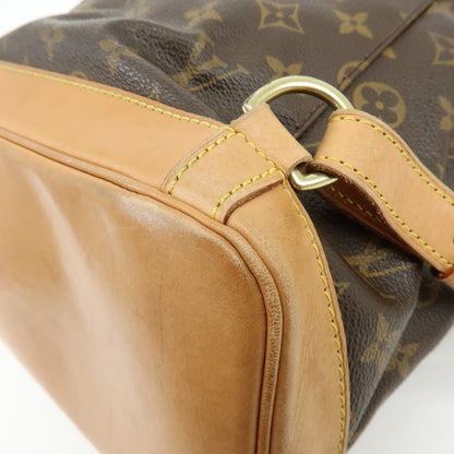 Louis Vuitton Vintage Montsouris Monogram Canvas, Brown, Canvas, Backpack