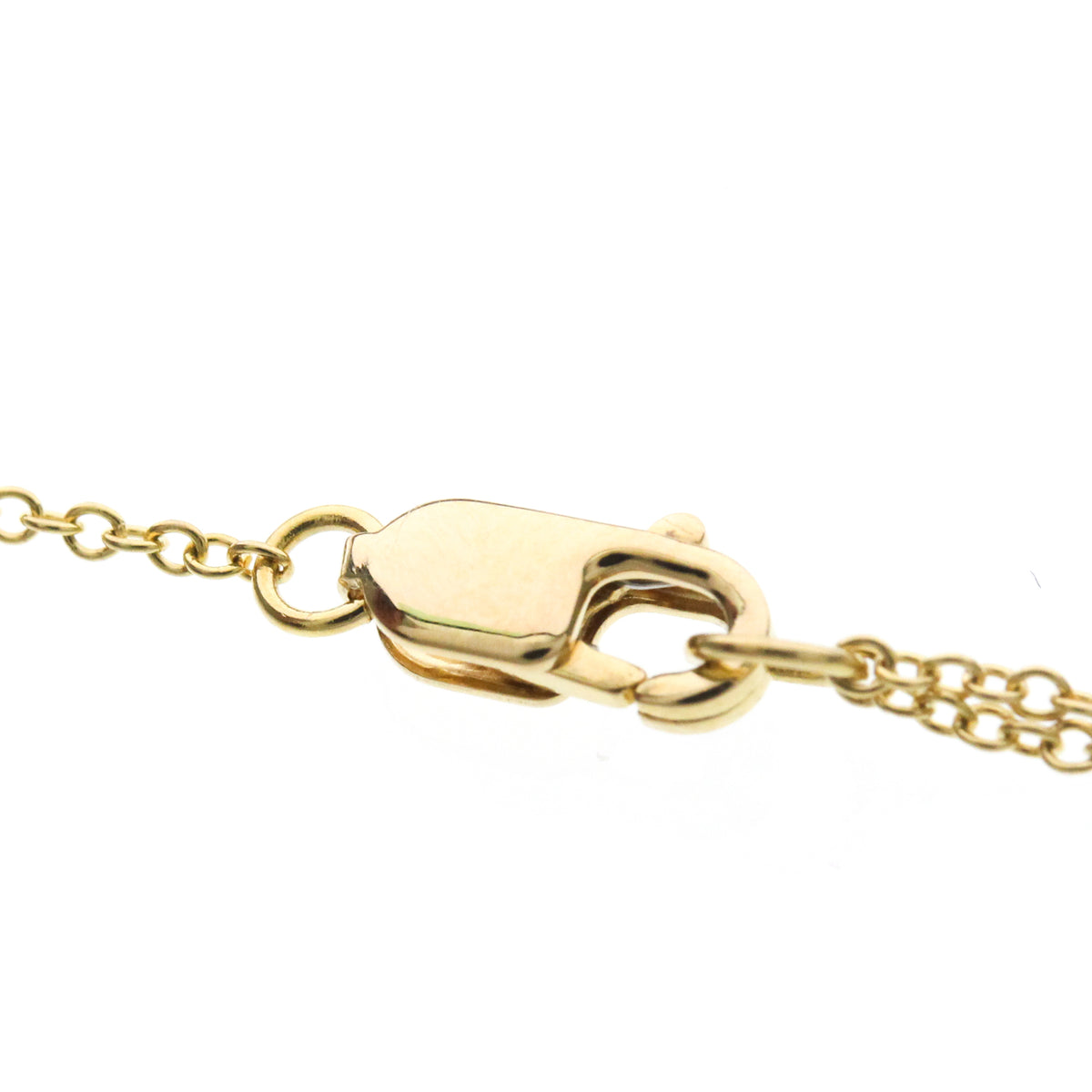Tiffany & Co. Atlas X Closed Interlocking Pendant 18K Yellow Gold, Gold, Yellow Gold, Necklace