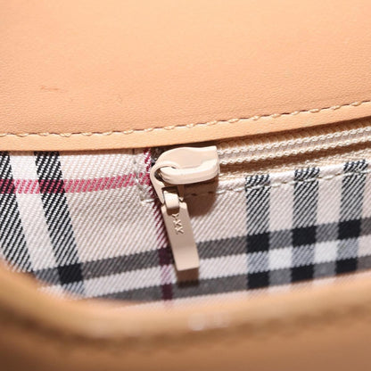 Burberry Shoulder Bag Leather, Beige, Leather, Shoulder Bag
