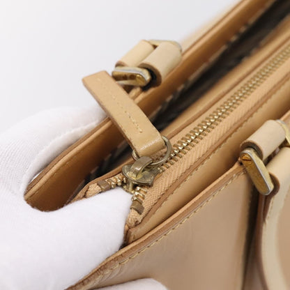 Burberry Handbag Leather, Beige, Leather, Handbag