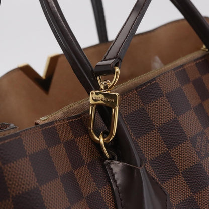 Louis Vuitton Kensington Damier, Brown, Canvas, Handbag