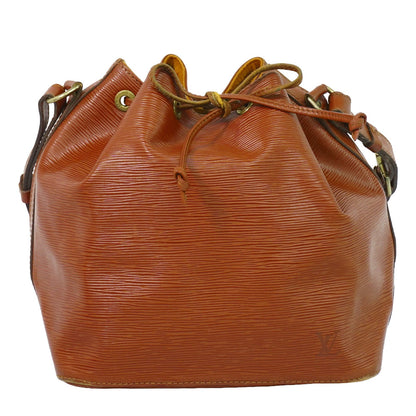 Louis Vuitton Petit Noe Epi Leather, Brown, Leather, Shoulder Bag