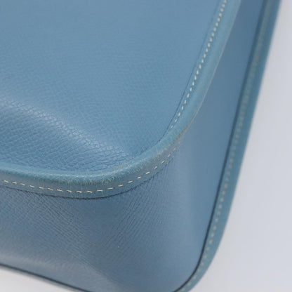 Hermes Vespa Courchevel, Blue, Leather, Shoulder Bag