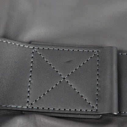 Louis Vuitton Boston, Grey, Leather, travel