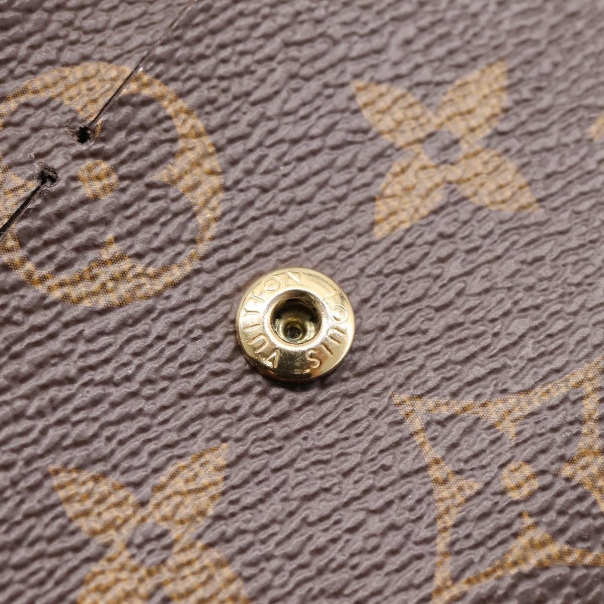 Louis Vuitton Emilie Monogram Canvas, Brown, Canvas, Wallet
