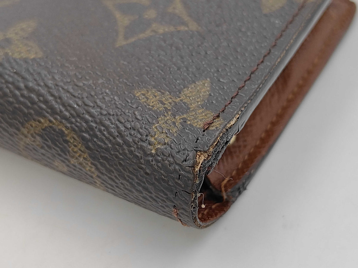Louis Vuitton French Monogram Canvas, Brown, Canvas, Wallet