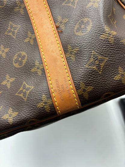 Louis Vuitton Keepall Monogram, Brown, Canvas, Travel Bag