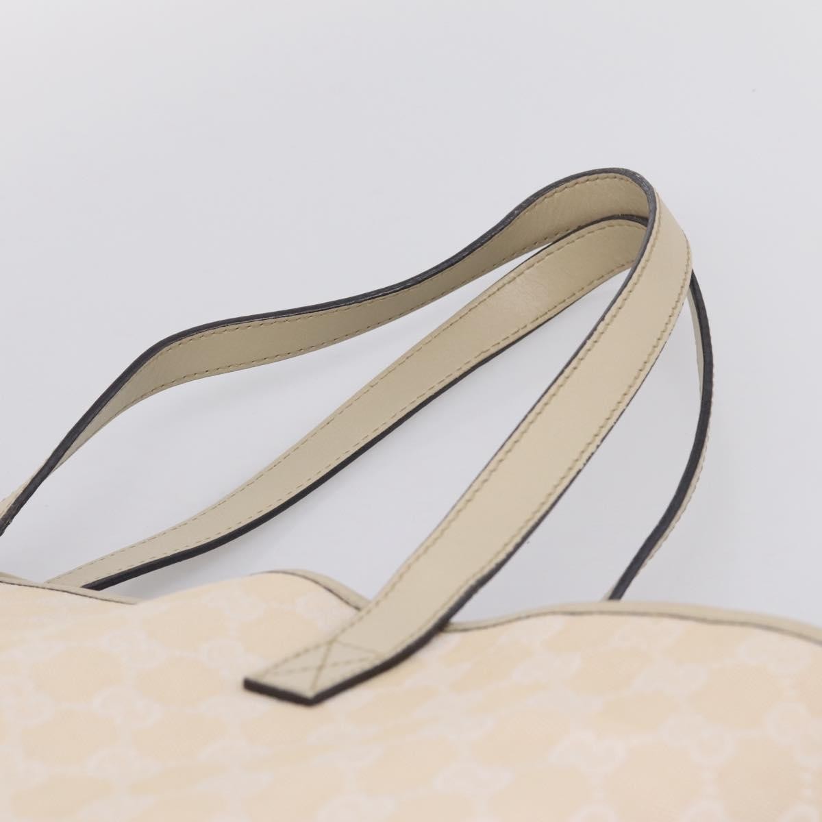 Gucci Open Tote GG Canvas and Leather, Beige, Canvas, Handbag