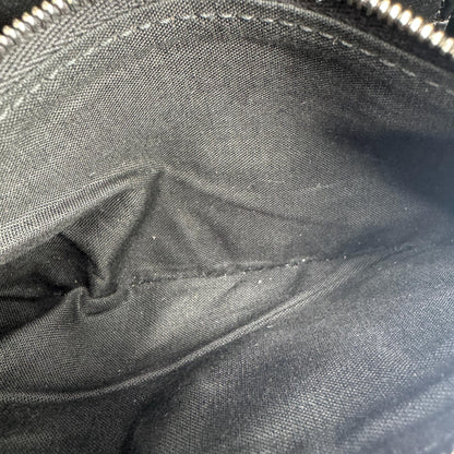 Balenciaga Hourglass Chain Leather, Black, Leather, Shoulder Bag