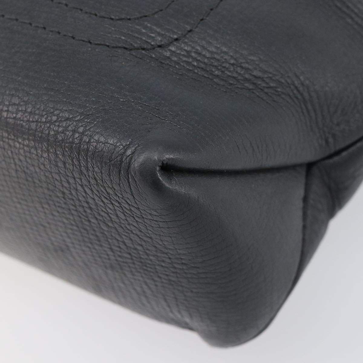 Louis Vuitton Shawnee Pochette Utah Leather, Gray, Leather, Clutch