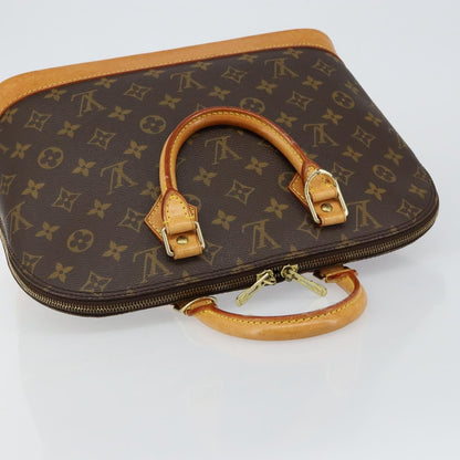 Louis Vuitton Alma Handbag Monogram Canvas, BROWN, CANVAS, Handbag