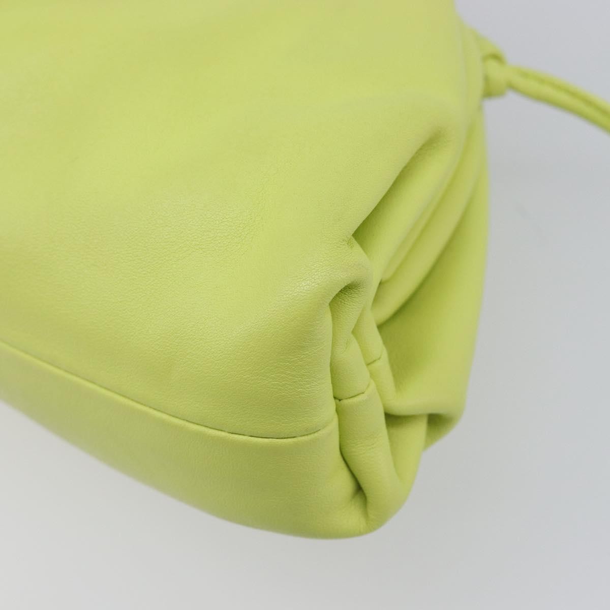 Bottega Veneta The Pouch Coin Purse Leather, Green, Leather, Clutch