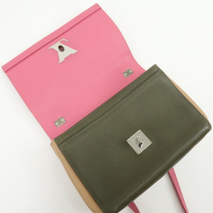 Louis Vuitton Lockme II Leather, Pink, Leather, Shoulder Bag
