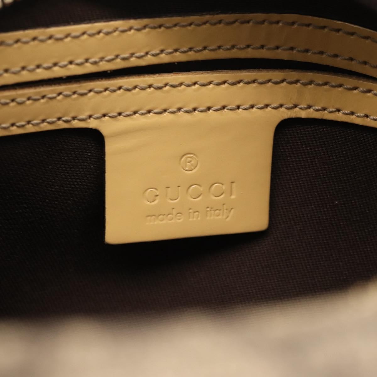 Gucci Front Zip GG Canvas, Beige, Canvas, Crossbody Bag