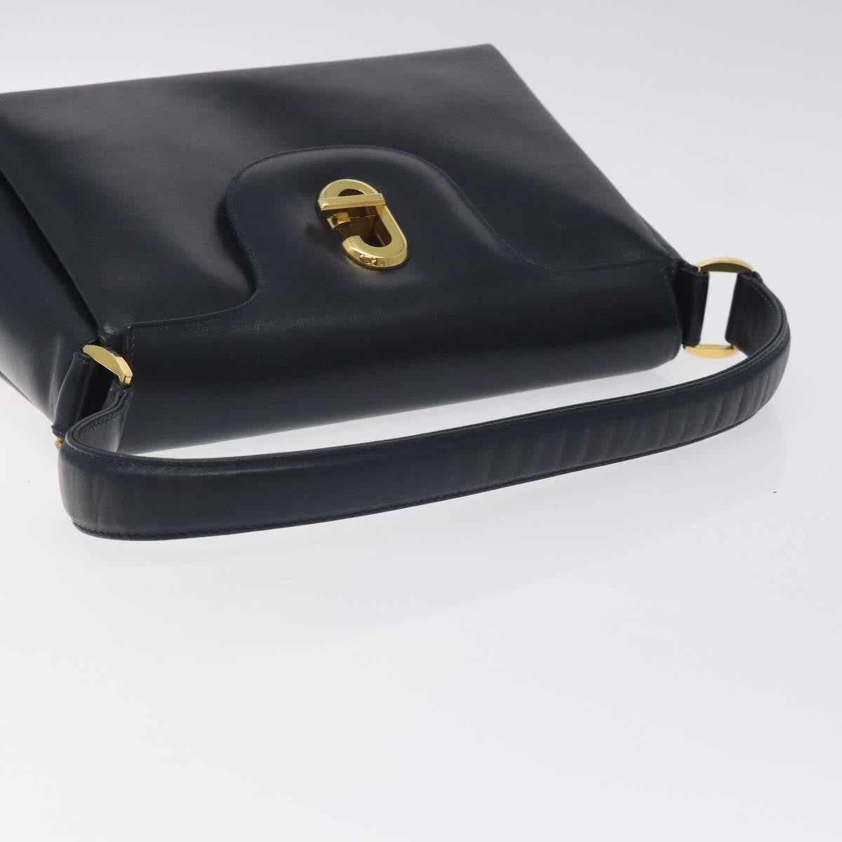 Gucci D-Ring leather, Navy, Leather, Handbag