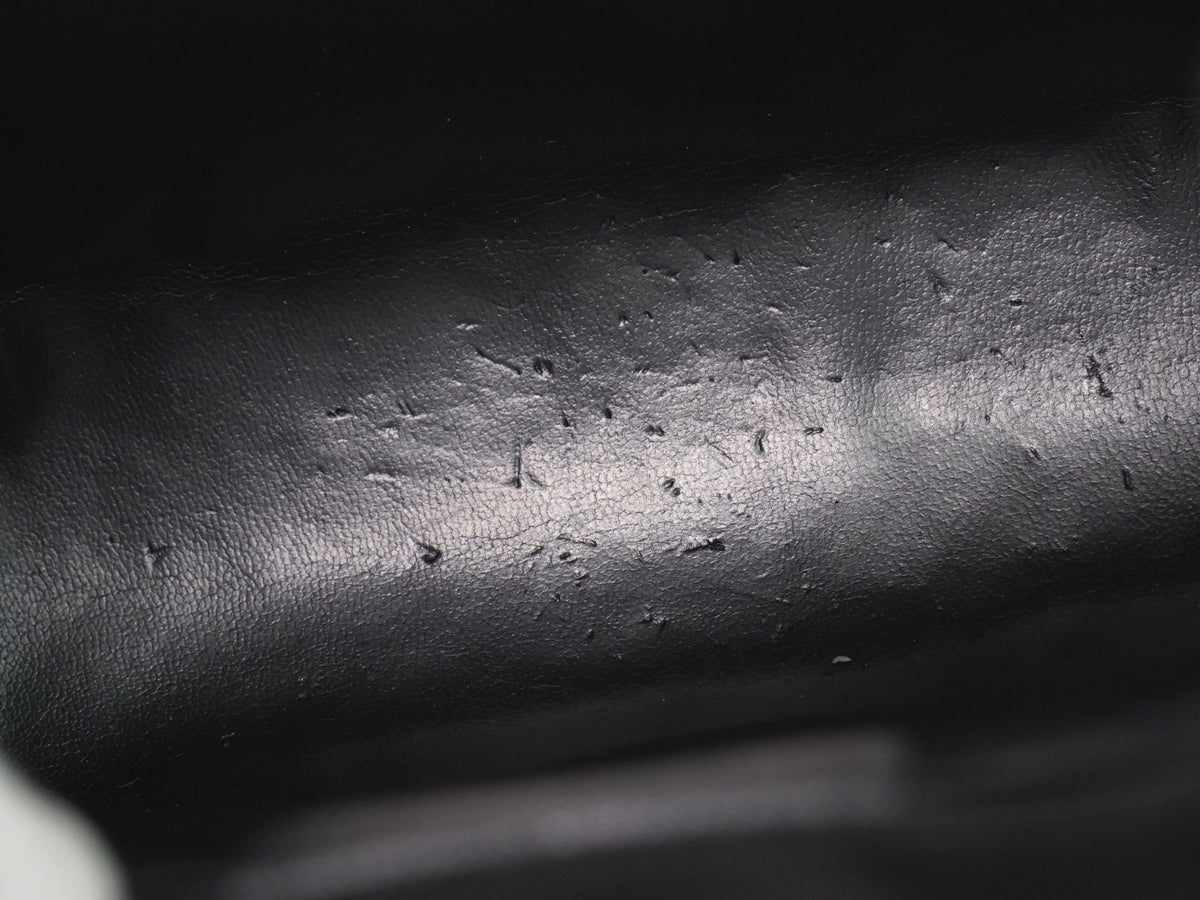 Salvatore Ferragamo Vintage Top handle Leather, Black, Patent Leather, Handbag