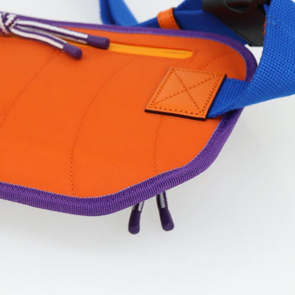 Gucci Panelled Front Pocket Belt GG Jacquard Nylon and Rubber, Purple, Nylon, Handbag