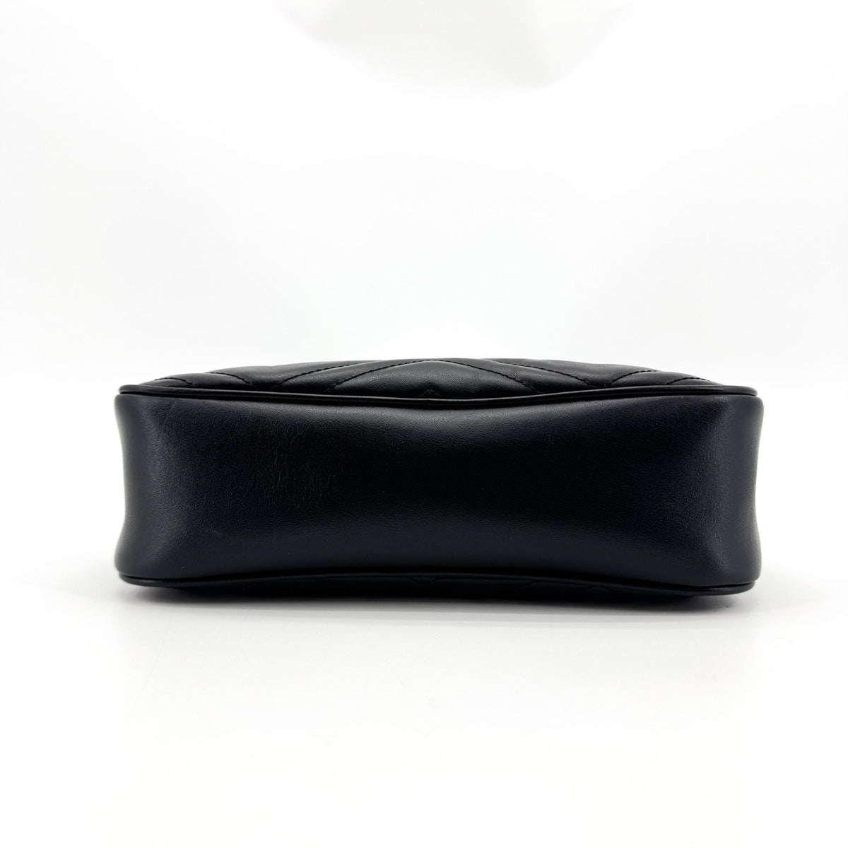 Gucci GG Marmont Chain Matelasse Leather, Black, Leather, Crossbody Bag