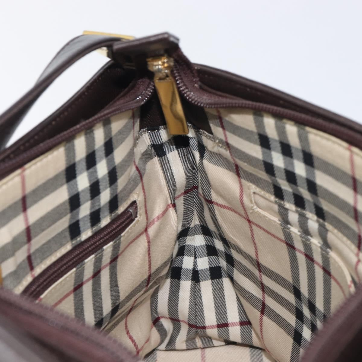 Burberry Shoulder Bag Leather, Brown, Leather, Shoulder Bag