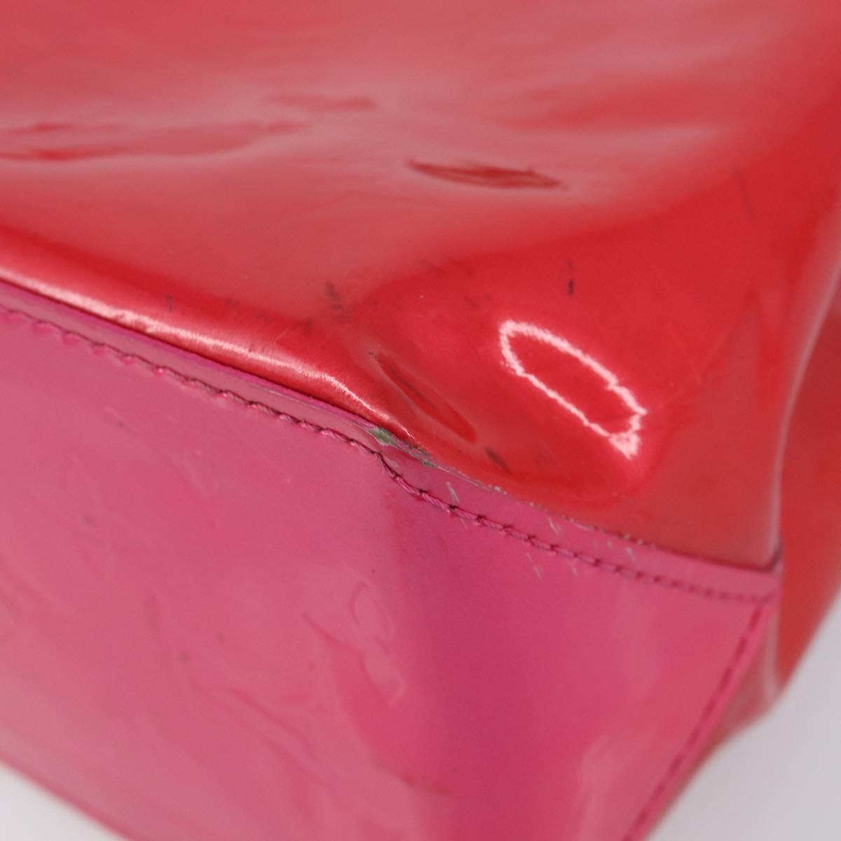 Louis Vuitton Reade Monogram Vernis, Pink, Patent Leather, Handbag