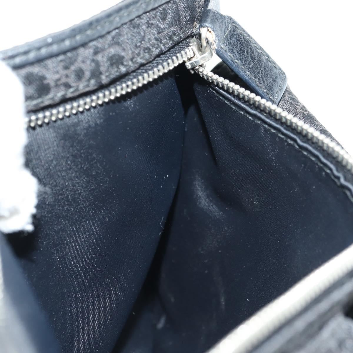 Christian Dior Vintage Street Chic Belt Diorissimo Canvas, Black, Canvas, Handbag