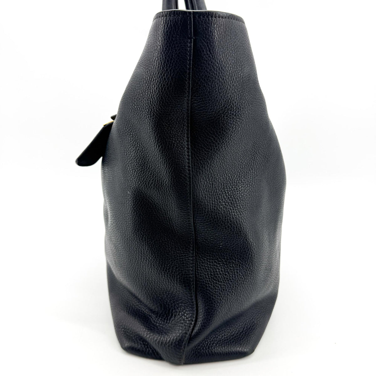 Prada Vitello Daino Leather, Black, Leather, Shoulder Bag