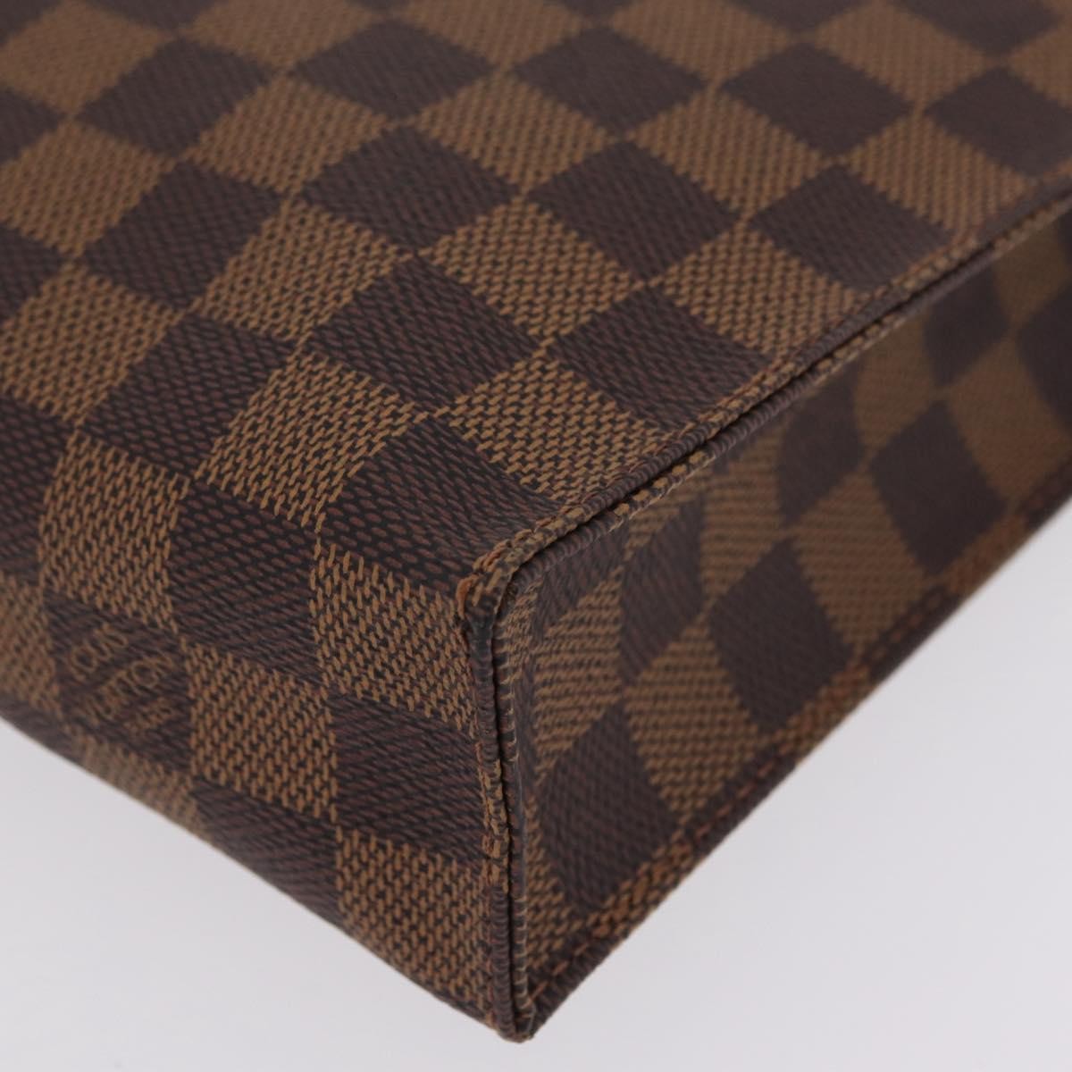 Louis Vuitton Toiletry Pouch Damier, Brown, Canvas, Clutch