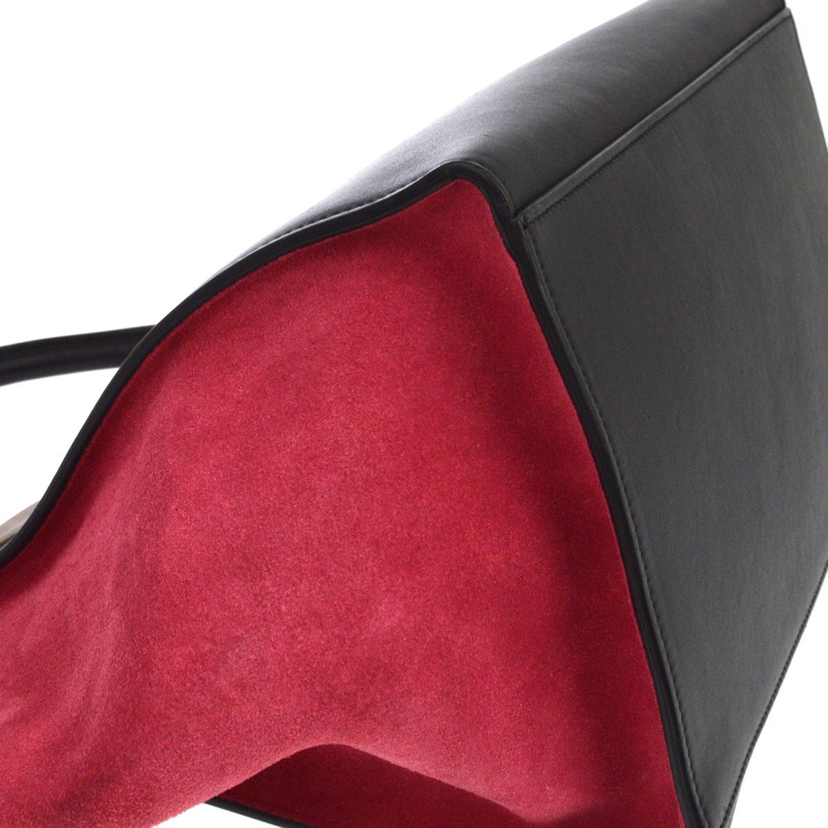 Celine Tricolor Trapeze Leather, Multicolour, Leather, Handbag