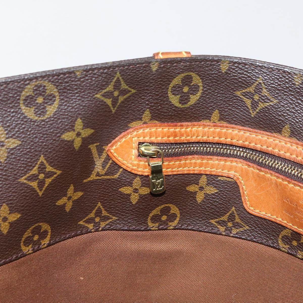 Louis Vuitton Shopping Sac Monogram Canvas, Brown, Canvas, Handbag
