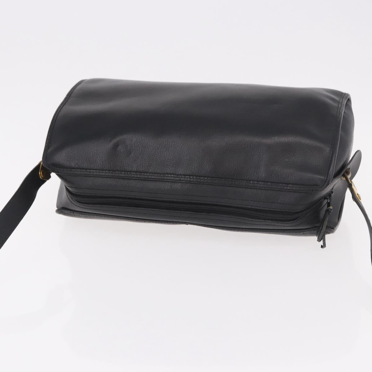 Christian Dior Shoulder Leather, Black, Leather, Shoulder Bag