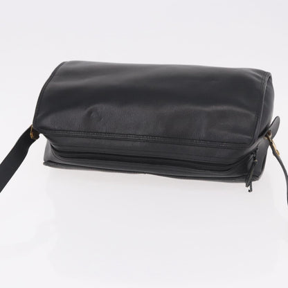 Christian Dior Shoulder Leather, Black, Leather, Shoulder Bag