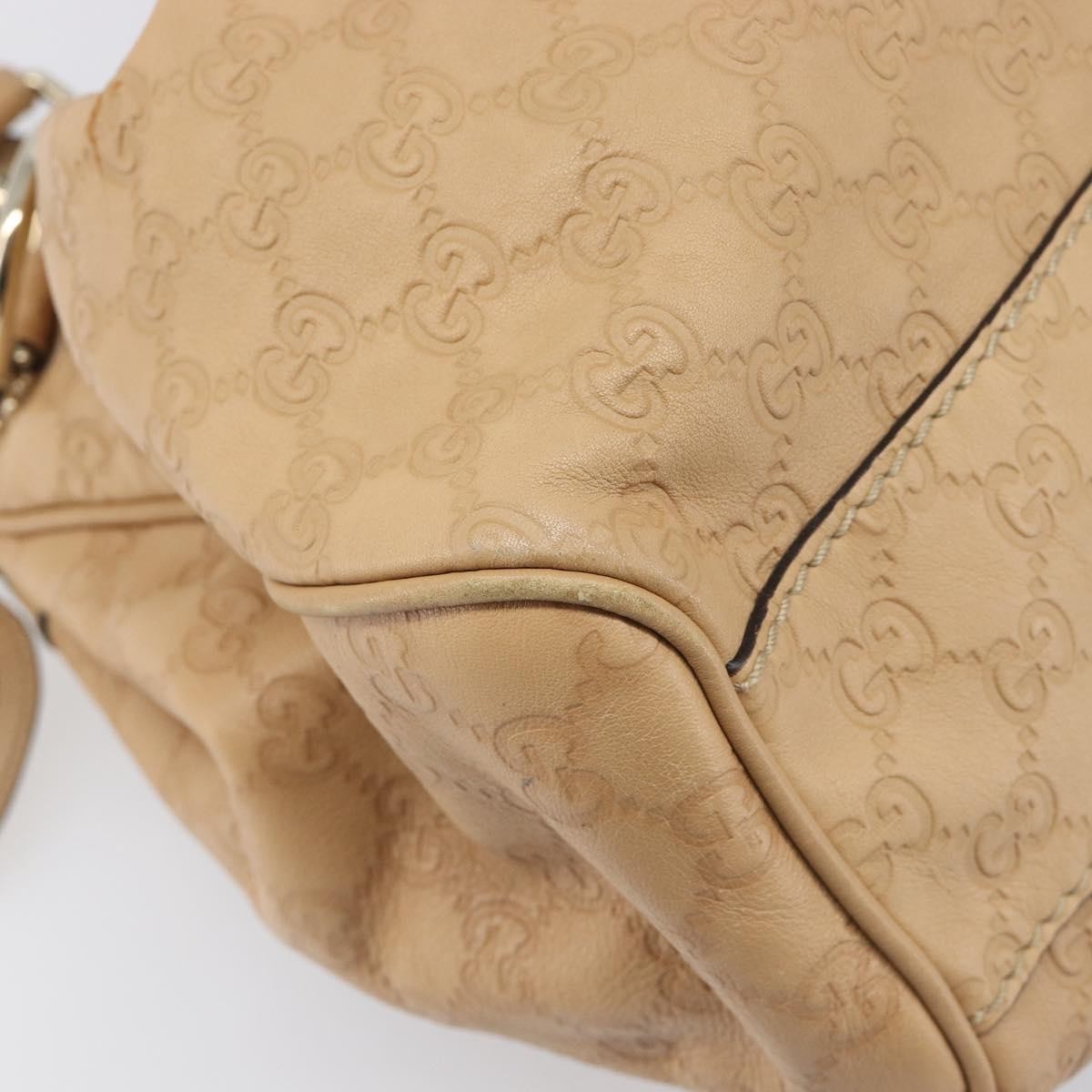 Gucci Sukey Guccissima Leather, Beige, Leather, Tote Bag