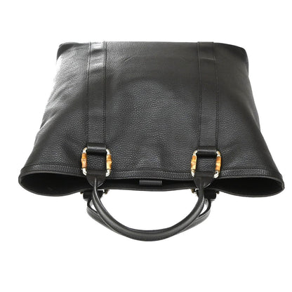 Gucci Bamboo Shopper Leather, Brown, Leather, Tote Bag