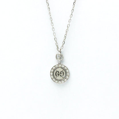 Gucci Icon Twirl 18K White Gold with Diamonds, Silver, White Gold, Necklace