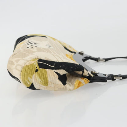 Salvatore Ferragamo Gancini Canvas, Beige, Canvas, Crossbody Bag