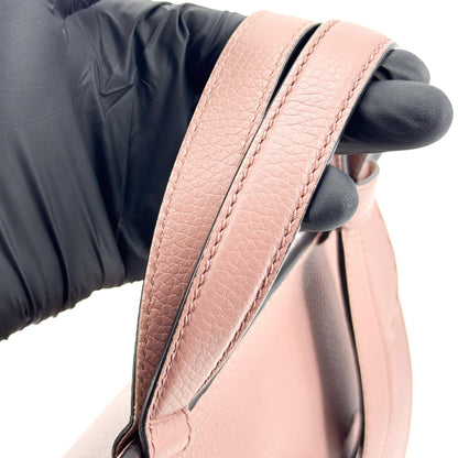 Gucci GG Marmont Top Handle Leather, Pink, Leather, Handbag