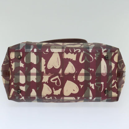 Burberry Open Nova Check Heart Coated Canvas, Multicolour, Canvas, Tote Bag