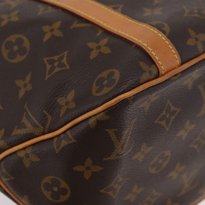 Louis Vuitton Shopping Sac Monogram Canvas, Brown, Canvas, Handbag