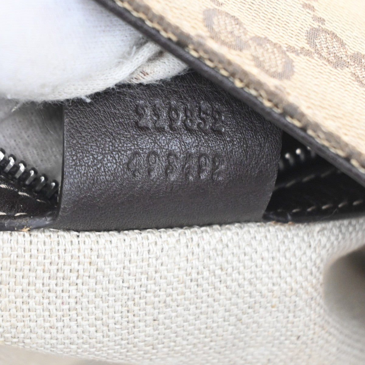 Gucci Icon Bit GG Canvas, Brown, Canvas, Tote Bag