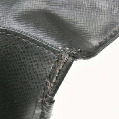 Louis Vuitton Porte-Documents Angara Taiga Leather, Black, Leather, Briefcase