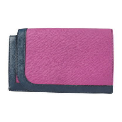 Hermès Camail, Pink, Leather, wallet