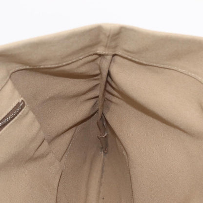 Prada Lux Convertible Open Tote Canvas and leather, Beige, Canvas, Tote Bag