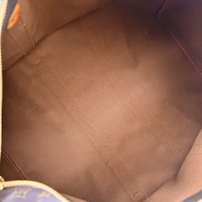Louis Vuitton Keepall Monogram, Brown, Canvas, Travel Bag