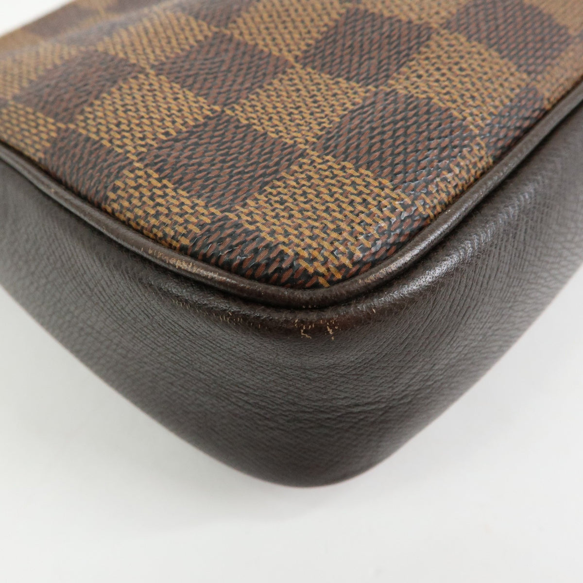 Louis Vuitton Trousse Make Up Damier, Brown, Canvas, Clutch