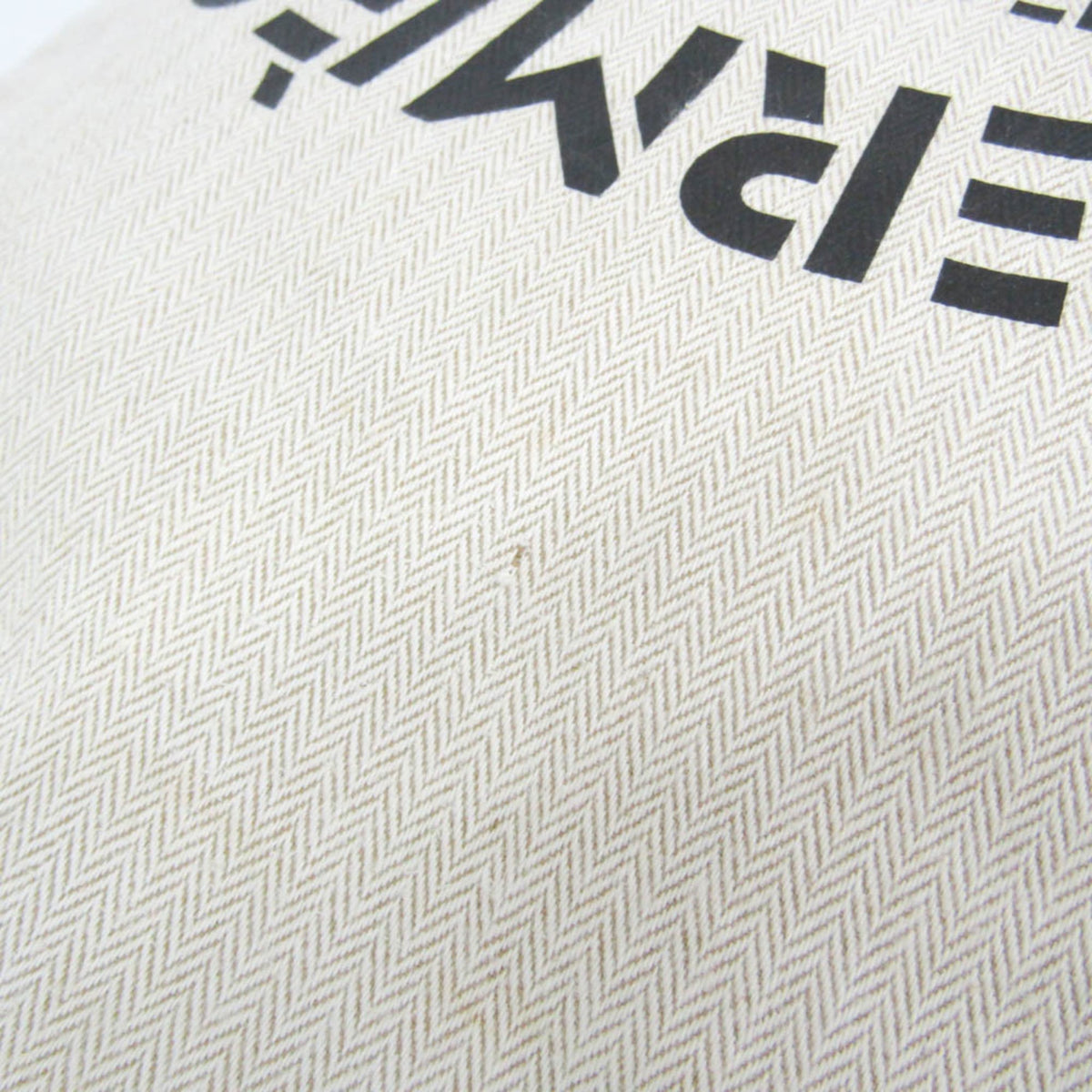 Hermes Aline Toile, Beige, Cotton, Shoulder Bag